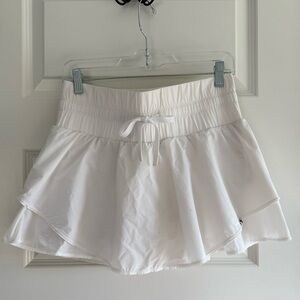 JoyLab White Women's Skort with Drawstring Waist